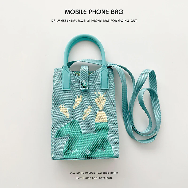 Bear Mini Crossbody Knitted Bag - Image 10