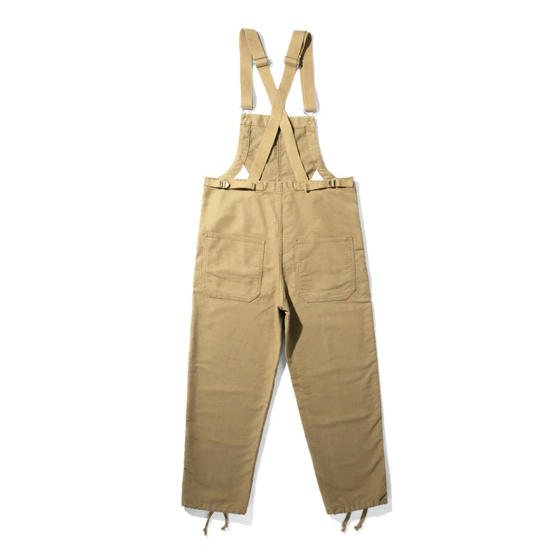 Men's Retro Casual Navy Deck Cargo Overalls - Image 2