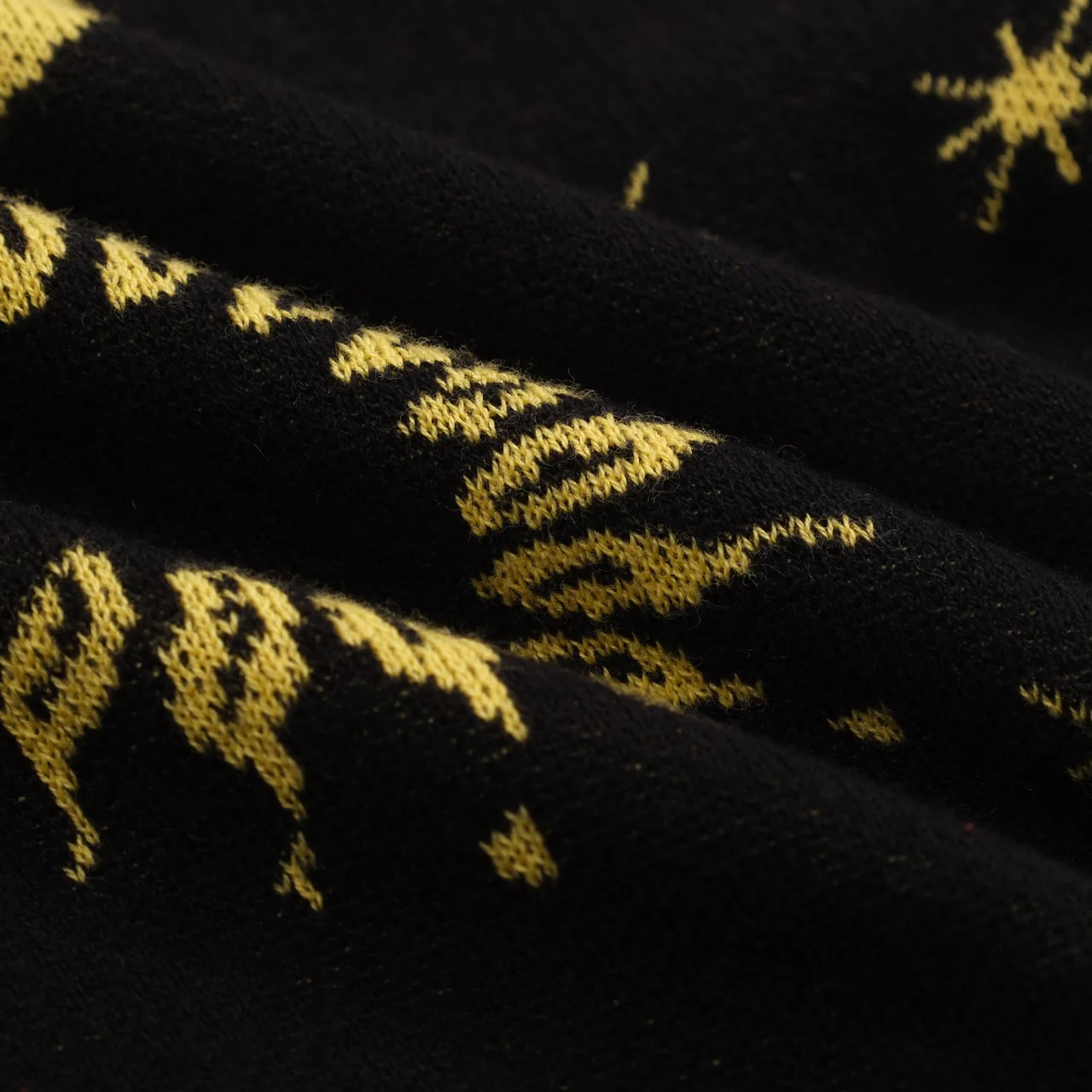 Women's black jacquard jacquard cardigan - Cropped Length - Image 9