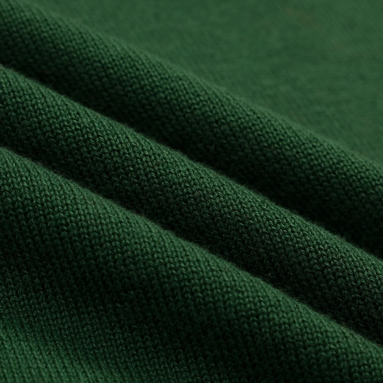 Women's Green Retro Bird Jacquard Crewneck Knit T-Shirt - Image 5